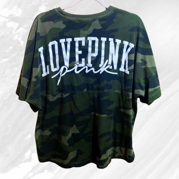 Victoria's Secret Women's PINK Relaxed Fit Boyfriend Tee - Picture 2 of 2